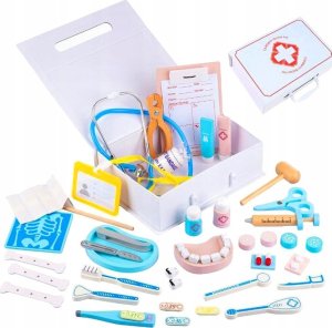 ZESTAW LEKARZA DLA DZIECI WALIZKA APTECZKA PIELĘGNIARKA MAŁY DOKTOR 14