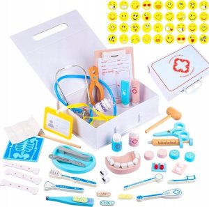 ZESTAW LEKARZA DLA DZIECI WALIZKA APTECZKA PIELĘGNIARKA MAŁY DOKTOR 6