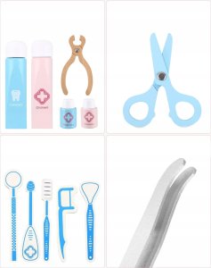 ZESTAW LEKARZA DLA DZIECI WALIZKA APTECZKA PIELĘGNIARKA MAŁY DOKTOR 10