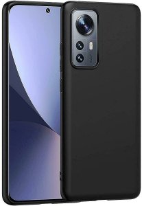 Mocco Ultra Slim Soft Matte 0.3 mm Silicone Case for Xiaomi 12 5G / 12X 5G Black 1