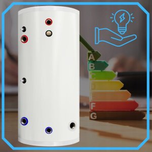 Zasobnik CWU bojler NIERDZEWNY 150l zbiornik bufor z wężownicą 2,2m^2 2