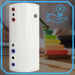 Zasobnik CWU bojler NIERDZEWNY 300l zbiornik bufor z wężownicą 4m 2