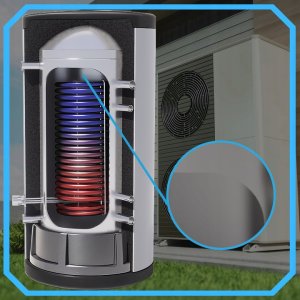 Zasobnik CWU bojler NIERDZEWNY 500l zbiornik bufor z wężownicą 4 m 3