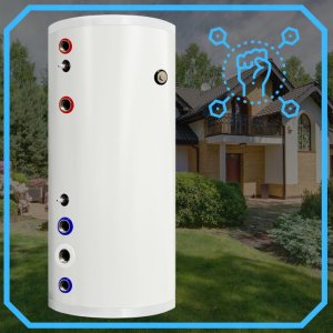 Zasobnik CWU bojler NIERDZEWNY 500l zbiornik bufor z wężownicą 4 m 5