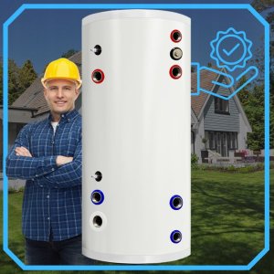 Zasobnik CWU bojler NIERDZEWNY zbiornik ciepłej wody 2 wężownice 500L 13