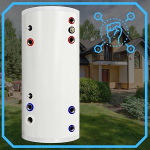 Zasobnik CWU bojler NIERDZEWNY zbiornik ciepłej wody 2 wężownice 500L 2