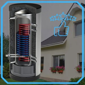 Zasobnik CWU bojler NIERDZEWNY zbiornik ciepłej wody 2 wężownice 500L 4