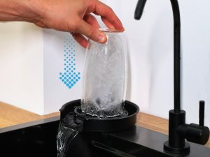 Zlewozmywak KUCHENNY JEDNOKOMOROWY z WODOSPADEM WIELOFUNKCYJNY + BATERIA TG-KS-68-W 4