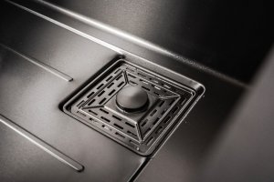 Zlewozmywak KUCHENNY JEDNOKOMOROWY z WODOSPADEM WIELOFUNKCYJNY + BATERIA TG-KS-68-W 9