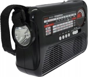 Cmik MK-192 Retro Radio with Solar Lamp / Flashlight / Bluetooth / USB / Gray 2