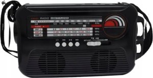 Cmik MK-192 Retro Radio with Solar Lamp / Flashlight / Bluetooth / USB / Gray 5