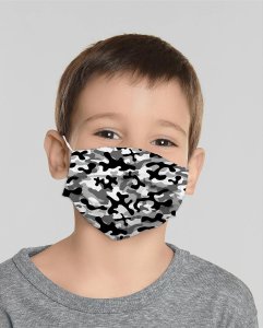 Mocco Military Child Cotton Face Mask Multiple Use 15x25 cm 1