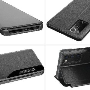 Mocco Smart Flip Cover Case For Samsung Galaxy A42 5G / Black 1