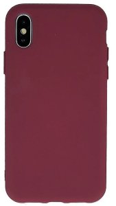Mocco Liquid Silicone Case for Samsung Galaxy A42 5G Burgundy 1
