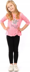 Elastyczne Legginsy Bawełniane Klasyczne Getry Polskie Czarne 110 3