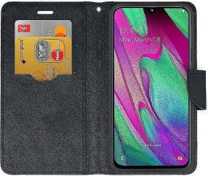 Mocco Fancy Book Case For Samsung Galaxy A42 5G Black 1