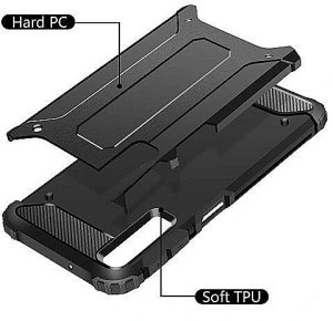 Mocco Armor Cover with TPU Back Case Huawei P Smart 2020 Black 3