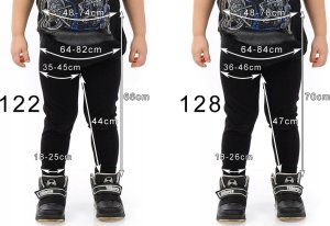 Getry chłopięce Długie legginsy Spodnie Jeans 98 11
