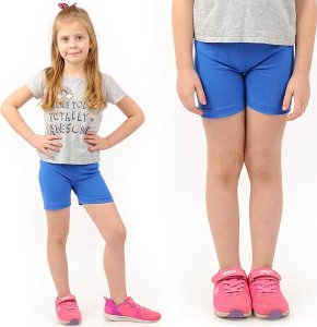 Krótkie spodenki Legginsy 1/2 Kolarki Dziecięce Getry Szorty Chabrowe 134 1