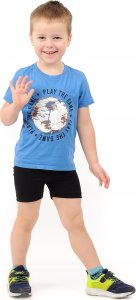 Krótkie spodenki chłopięce Kolarki dziecięce Getry 1/2 Szorty CZARNE 116 2