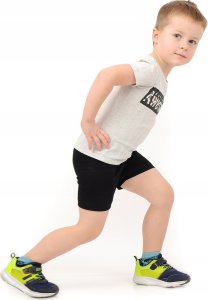 Krótkie spodenki chłopięce Kolarki dziecięce Getry 1/2 Szorty CZARNE 98 3