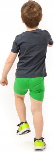 Krótkie spodenki chłopięce Kolarki dziecięce Getry 1/2 Szorty Zielone 92 4