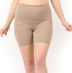 Legginsy damskie 1/2 Kolarki Krótkie Spodenki Beżowe S 6