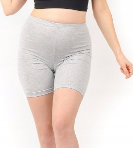 Legginsy damskie 1/2 Kolarki Krótkie Spodenki Szare XXL 6