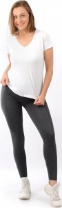 Legginsy damskie długie Polskie Getry Bawełniane Grafitowe 5XL 4