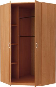 Bestseller Szafa Narożna z drążkiem i półkami Sz06 Olcha 55x106x193 cm 3