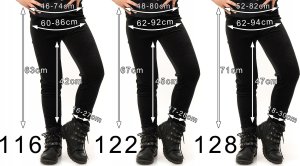 Legginsy dziewczęce Welurowe Elastyczne Spodnie Getry Welur Morskie 140 12