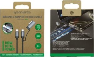 Kabel USB 4smarts USB-C - USB-C 2 m Czarny (541305) 3