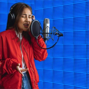 DNA AM2 BL panel akustyczny zestaw 10 szt. niebieski samoprzylepna pianka mata wygłuszająca 3