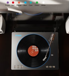 FIIO TT13  BT Gramofon automatyczny z pilotem i bluetooth srebrny 5