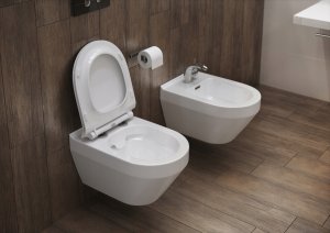 Miska WC Cersanit MISKA ZAWIESZANA UKRYTY MONTAŻ CREA NEW CO OWALNA BEZ DESKI E-PACK 2