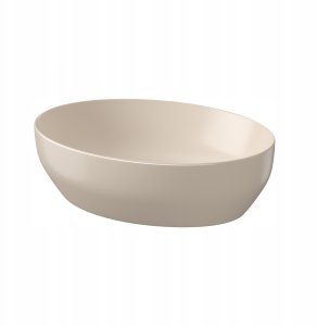 UMYWALKA NABLATOWA LARGA ELIPSA (50X38) BEŻOWY MAT BOX 1