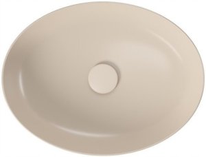 Umywalka Cersanit UMYWALKA NABLATOWA LARGA ELIPSA (50X38) BEŻOWY MAT BOX 2