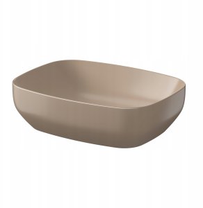 UMYWALKA NABLATOWA LARGA PROSTOKĄTNA (50X38) BRĄZOWY MAT BOX 1