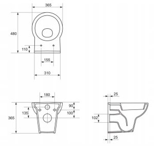 Deska sedesowa Cersanit Nano Comfort (CSSD1003230961) 5