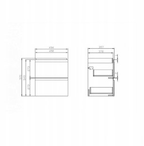 Cersanit Moduo 49.5 cm szary (SZFZ1004262943) 4