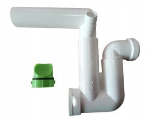 SYFON ZE ZINTEGROWANYM KORKIEM OSZCZĘDZAJĄCY MIEJSCE DO UM MEB NEW 2