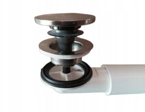 SYFON ZE ZINTEGROWANYM KORKIEM OSZCZĘDZAJĄCY MIEJSCE DO UM MEB NEW 3