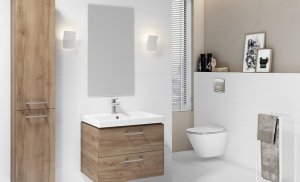 Cersanit SZAFKA PODUMYWALKOWA LARA 80 ORZECH DSM FSC MIX70% SGSCH-COC-007574 2