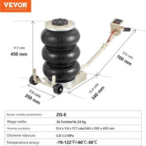 Podnośnik pneumatyczny 3T 2
