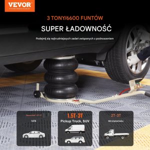 Podnośnik pneumatyczny 3T 7