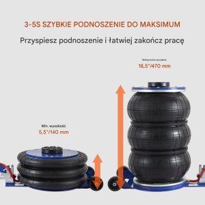 Podnośnik pneumatyczny 5T 3