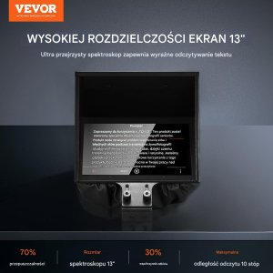 Vevor Teleprompter podłogowy 13 do smartfona kamer 7