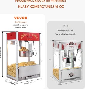 Maszyna do Popcornu 1615 W 4