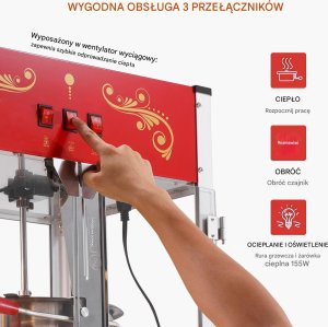 Maszyna do Popcornu 1615 W 5