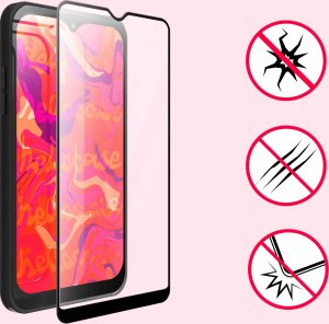 2-pak Szkło Hartowane do Motorola Moto E7 PLUS Ochronne Na cały ekran 5D 9H 3